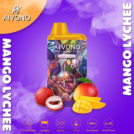 lichi de mango Aivono AIM MAGIC cigarrillo de caja de 5800 bocas TRF498 | Aivono Vaper